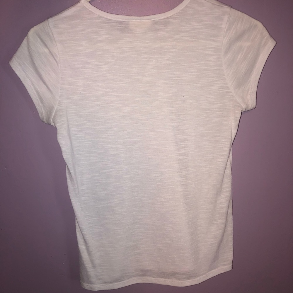 White t shirt note used kids